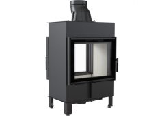 Kratki Lucy 12 T Ενεργειακό Τζάκι Ξύλου 12kW Διαμπερές με Ανοιγόμενες Πόρτες