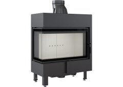 Kratki Lucy 14 L BS Ενεργειακό Τζάκι Ξύλου 14kW Αριστερή Γωνία με Ανοιγόμενη Πόρτα