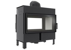 Kratki Lucy 16 T Ενεργειακό Τζάκι Ξύλου Αερόθερμο 16kW Διαμπερές με Ανοιγόμενες Πόρτες