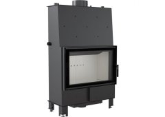 Kratki Lucy PW 16 W Ενεργειακό Τζάκι Ξύλου Καλοριφέρ 16kW Ίσιο με Ανοιγόμενη Πόρτα Κλειστού Δοχείου