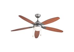 Human M-52010-XY-IL Ανεμιστήρας Οροφής 130cm με Φως Καφέ