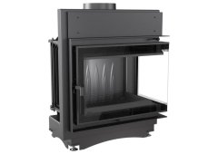 Kratki Maja P BS DECO Ενεργειακό Τζάκι Ξύλου 8kW Δεξιά Γωνία με Ανοιγόμενη Πόρτα