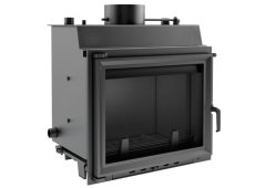 Kratki Maja PW 12 W Ενεργειακό Τζάκι Ξύλου Καλοριφέρ 8kW Ίσιο Ανοιγόμενη Πόρτα Κλειστού Δοχείου