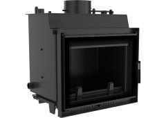 Kratki Maja PW 12 W Deco Ενεργειακό Τζάκι Ξύλου Καλοριφέρ 8kW Ίσιο Ανοιγόμενη Πόρτα Κλειστού Δοχείου