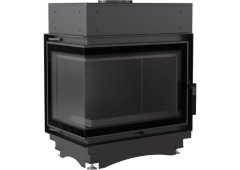 Kratki Maja PW BL 12 BS W DECO Ενεργειακό Τζάκι Αριστερή Γωνία Ανοιγόμενη Πόρτα Κλειστού Δοχείου