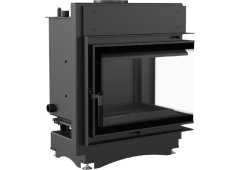 Kratki Maja PW BP 12 BS W Ενεργειακό Τζάκι Καλοριφέρ Δεξιά Γωνία Ανοιγόμενη Πόρτα Κλειστού Δοχείου