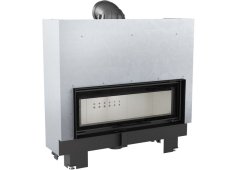 Kratki MB100 G Ενεργειακό Τζάκι Ξύλου Αερόθερμο 14kW Ίσιο με Συρόμενη Πόρτα