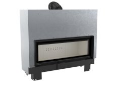 Kratki MB120 Guillotine Ενεργειακό Τζάκι Ξύλου 20kW Ίσιο με Συρόμενη Πόρτα