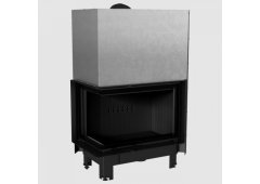 Kratki MBA L BS G Ενεργειακό Τζάκι Ξύλου 17kW Δεξιά Γωνία με Ανοιγόμενη Πόρτα Black