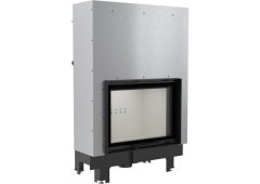 Kratki MBA PW 17 G W Ενεργειακό Τζάκι Ξύλου Καλοριφέρ 17kW Ίσιο με Συρόμενη Πόρτα Κλειστού Δοχείου