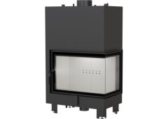 Kratki MBA PW 17 P BS W Ενεργειακό Τζάκι Καλοριφέρ Δεξιά Γωνία Ανοιγόμενη Πόρτα Κλειστού Δοχείου