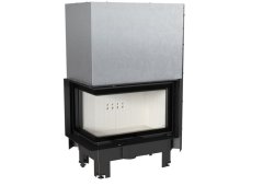 Kratki MBM L BS G Ενεργειακό Τζάκι Ξύλου 10kW Δεξιά Γωνία με Συρόμενη Πόρτα