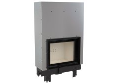 Kratki MBM PW 10 G W Ενεργειακό Τζάκι Ξύλου Καλοριφέρ 12kW Ίσιο με Συρόμενη Πόρτα Κλειστού Δοχείου