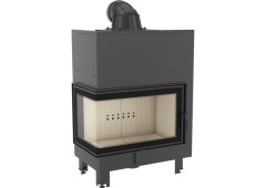 Kratki MBO L BS Ενεργειακό Τζάκι Ξύλου 15kW Αριστερή Γωνία με Ανοιγόμενη Πόρτα