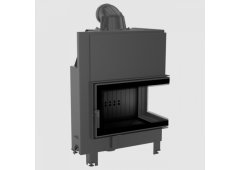 Kratki MBO P BS Ενεργειακό Τζάκι Ξύλου 15kW Δεξιά Γωνία με Ανοιγόμενη Πόρτα