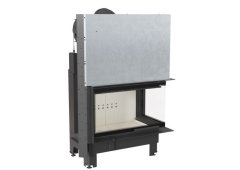 Kratki MBO P BS G Ενεργειακό Τζάκι Ξύλου Αερόθερμο 15kW Δεξιά Γωνία με Συρόμενη Πόρτα