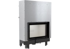 Kratki MBO PW 15 G W Ενεργειακό Τζάκι Ξύλου Καλοριφέρ 15kW Ίσιο με Συρόμενη Πόρτα Κλειστού Δοχείου