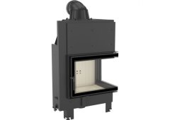 Kratki MBZ P BS Ενεργειακό Τζάκι Ξύλου 13kW Δεξιά Γωνία με Ανοιγόμενη Πόρτα