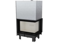 Kratki MBZ P BS G Ενεργειακό Τζάκι Ξύλου 13kW Δεξιά Γωνία με Συρόμενη Πόρτα