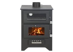 Gekas Metal MG 450 Χαλύβδινη Ξυλόσομπα με Φούρνο 14.8kW Μαύρη