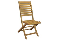 Balau wood ξύλινη πτυσσόμενη καρέκλα χαμηλής πλάτης