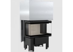 Kratki NBC 680 280 Ενεργειακό Τζάκι Ξύλου 7kW Τρίπλευρο με Συρόμενη Πόρτα