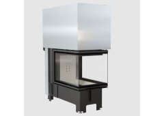 Kratki NBU 500 700 Ενεργειακό Τζάκι Ξύλου 11kW Τρίπλευρο με Συρόμενη Πόρτα