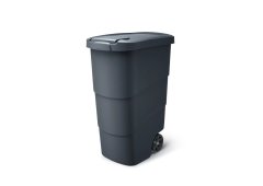 Prosperplast Πλαστικός Κάδος Απορριμμάτων Τροχήλατος 110lt Γκρι