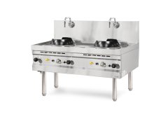 BDS NGK 80/S Εστία Υγραερίου Διπλή 66kW 140x75x105cm