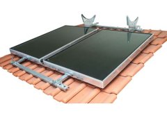 New House Solar Helios Βάση Κεραμοσκεπής Ηλιακού Σετ Διπλού Συλλέκτη