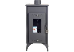 Ntontos Mini Μεταλλική Ξυλόσομπα 8.5kW Γκρι