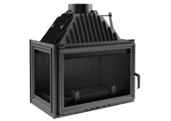 Kratki Oliwia L Ενεργειακό Τζάκι Ξύλου 18kW Αριστερή Γωνία με Ανοιγόμενη Πόρτα