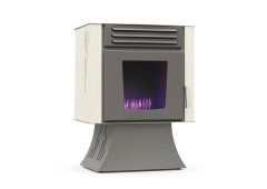 Thermiki P100 Αερόθερμη Σόμπα Πετρελαίου 17kW Λευκή