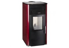 Werstahl PN21 Poseidon Σόμπα Pellet Αερόθερμη / Καλοριφέρ 21.08kW Μπορντό