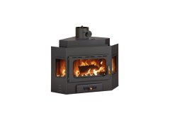 Prity A Ενεργειακό Τζάκι Ξύλου 14kW Πρισματικό με Πόρτα Ανοιγόμενη