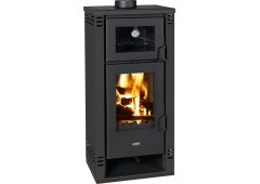 Prity K2 GT F Μεταλλική Ξυλόσομπα 8.1kW Μαύρη