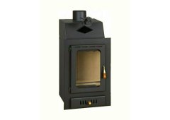 Prity VM W15 Ενεργειακό Τζάκι Ξύλου Καλοριφέρ 20kW Ίσιο με Ανοιγόμενη Πόρτα