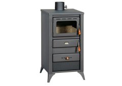 Prity K22 E Μεταλλική Ξυλόσομπα 10kW Μαύρη