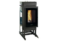 Prity KPW24 Ενεργειακό Τζάκι Pellet Καλοριφέρ 27.9kW Ίσιο με Πόρτα Ανοιγόμενη