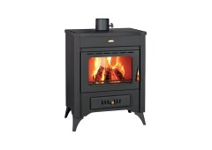 Prity MR Μεταλλική Ξυλόσομπα 10kW Μαύρη