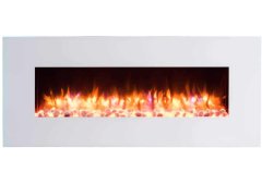 Richen Iro Επιτοίχιο Ηλεκτρικό Τζάκι 2000W 128x55cm Λευκό