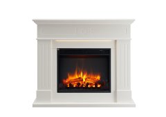 Richen Leandros Επιδαπέδιο Ηλεκτρικό Τζάκι 2000W 110x95cm Λευκό