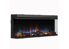 Richen 3D Insert 113 Επιτοίχιο Ηλεκτρικό Τζάκι 2000W 112.8x49.5cm Μαύρο