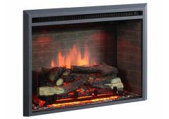 Richen Insert 63 Επιτοίχιο Ηλεκτρικό Τζάκι 2000W 63x54.5cm Μαύρο