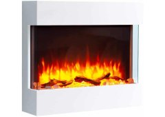 Richen Phaedra Επιτοίχιο Ηλεκτρικό Τζάκι 2000W 70x63.4cm Λευκό