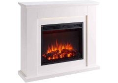 Richen Ektoras Επιδαπέδιο Ηλεκτρικό Τζάκι 2000W 101x88.3cm Λευκό