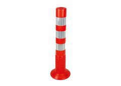 Inox Kiss Κολωνάκι Σήμανσης Εύκαμπτο σε Πορτοκαλί Χρώμα με Ύψος 50εκ.