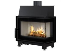 Kratki Simple S P BS Ενεργειακό Τζάκι Κασέτα Ξύλου 7kW Δεξιά Γωνία με Ανοιγόμενη Πόρτα