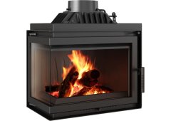 Kratki Simple Z S L BS Ενεργειακό Τζάκι Κασέτα Ξύλου 16kW Αριστερή Γωνία με Ανοιγόμενη Πόρτα