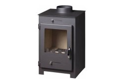 Skladova Tehnika Bora Lux L Χαλύβδινη Ξυλόσομπα 7kW Μαύρη